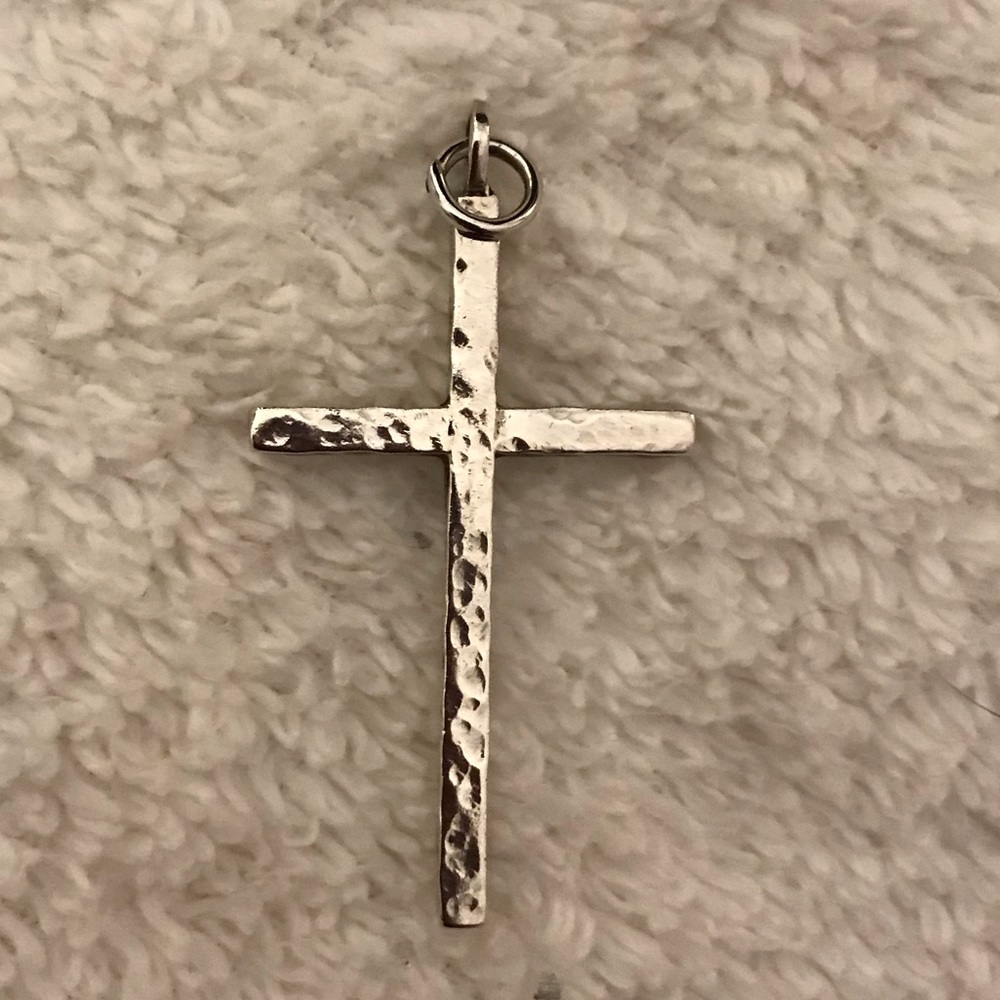 Sterling cross pendant